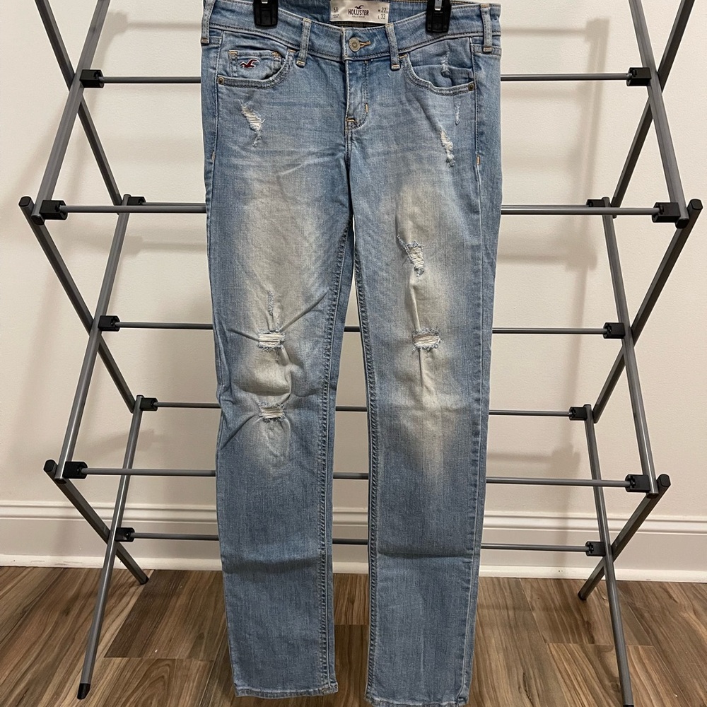 NWOT Vintage Hollister Jeans 2012 or 2013 Size 5R Light Blue Straight Leg